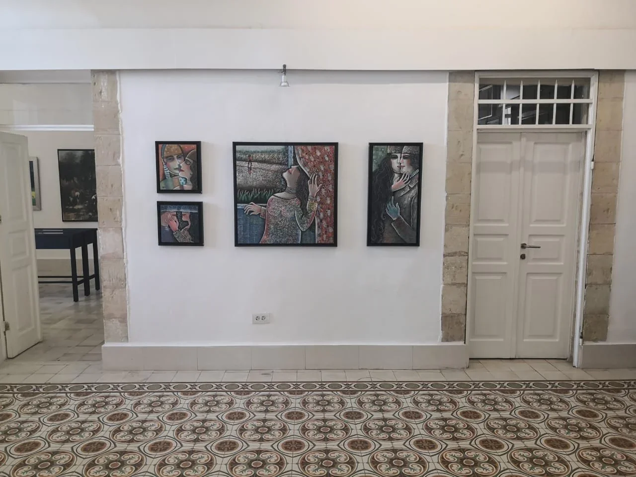 The galleries at Dar Al-Anda